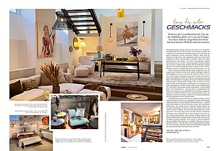 Presseartikel über Casa del design im Magazin ‘Aurum’
